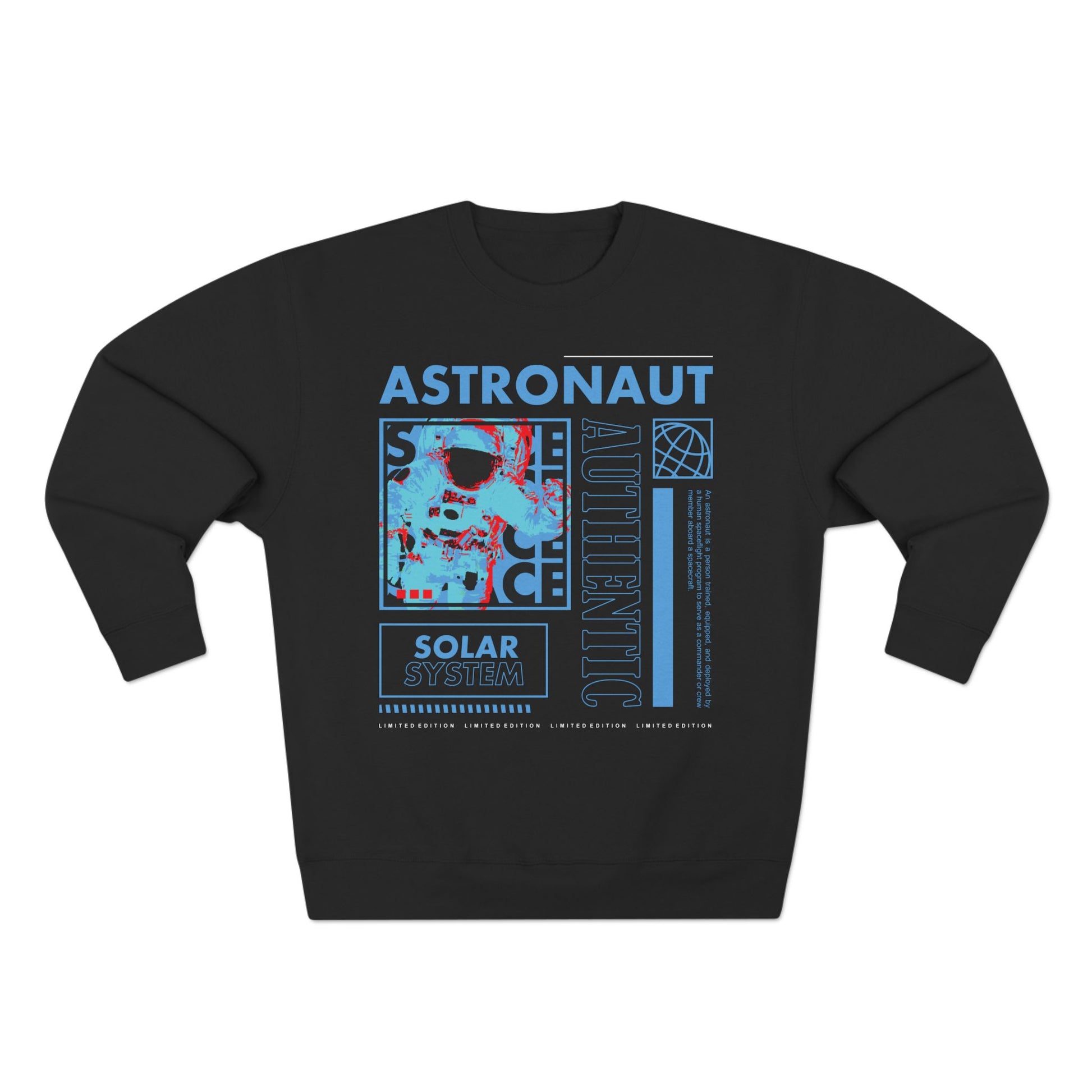 Astronaut Solar System Unisex Crewneck Sweatshirt - Space Theme Apparel