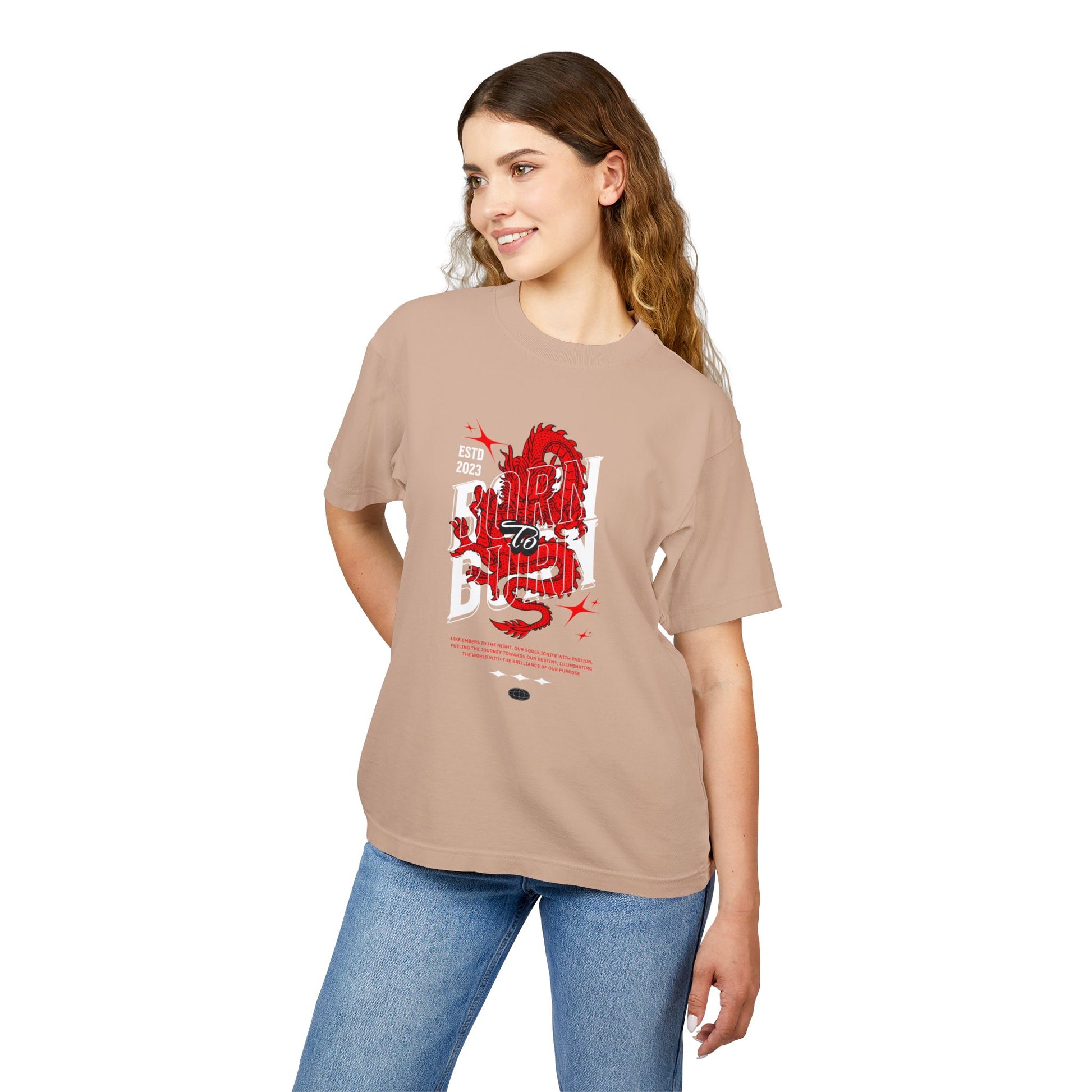 T-Shirt - BORN TO BURN - Urban Heavy Tee