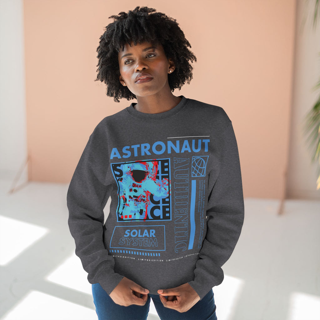 Astronaut Solar System Unisex Crewneck Sweatshirt - Space Theme Apparel