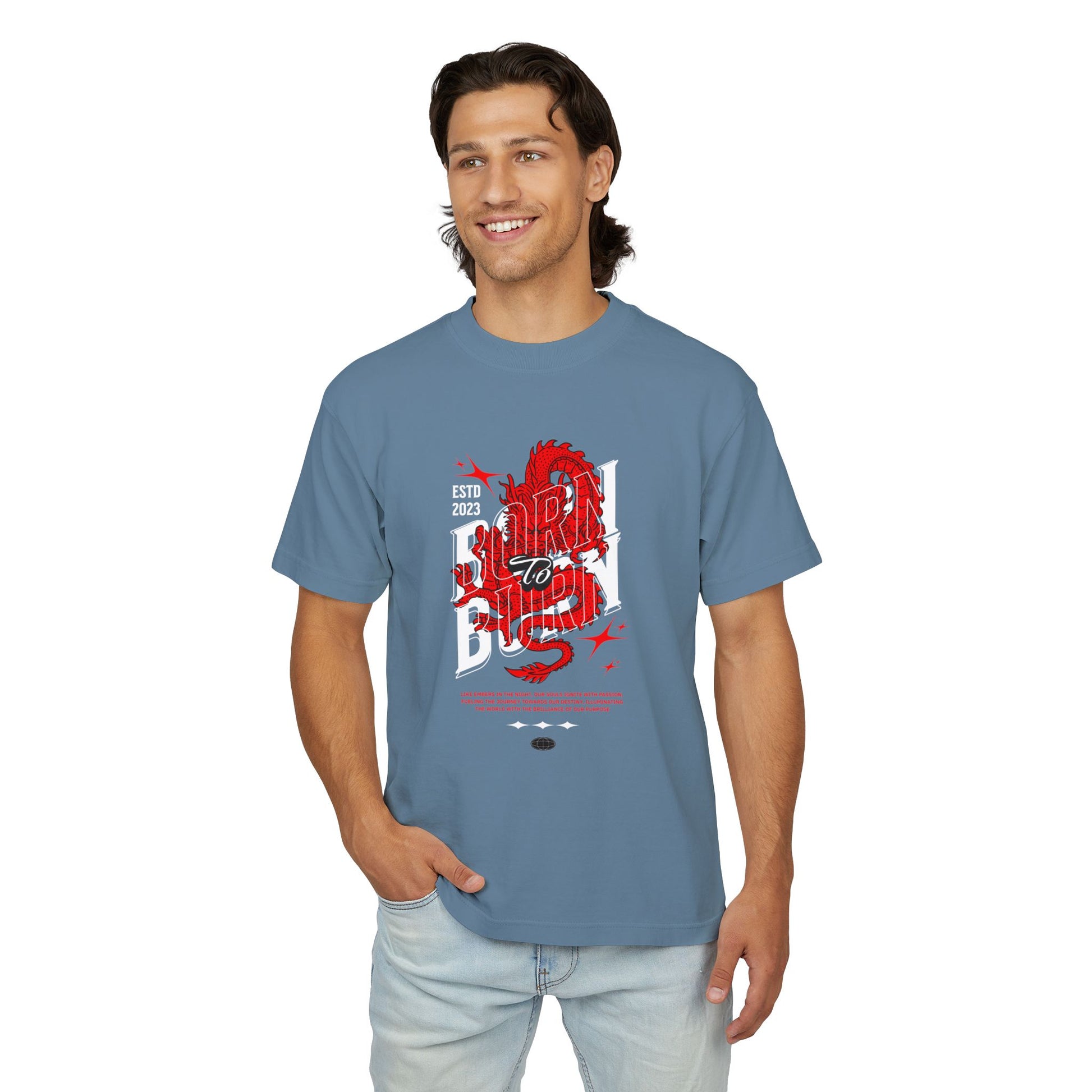 T-Shirt - BORN TO BURN - Urban Heavy Tee