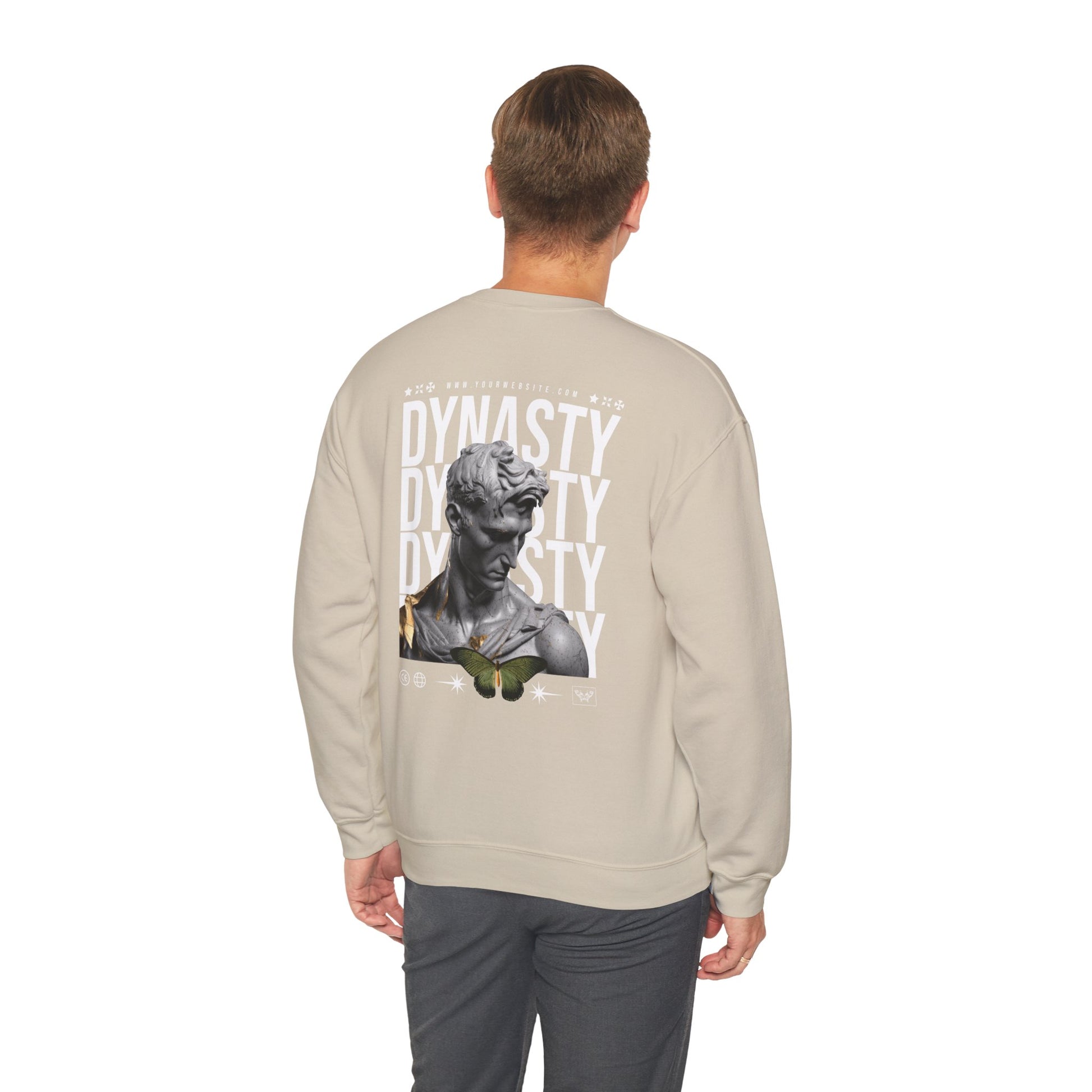 Graphic Crewneck Sweatshirt for Fashion Lovers - DYNASTY Design
