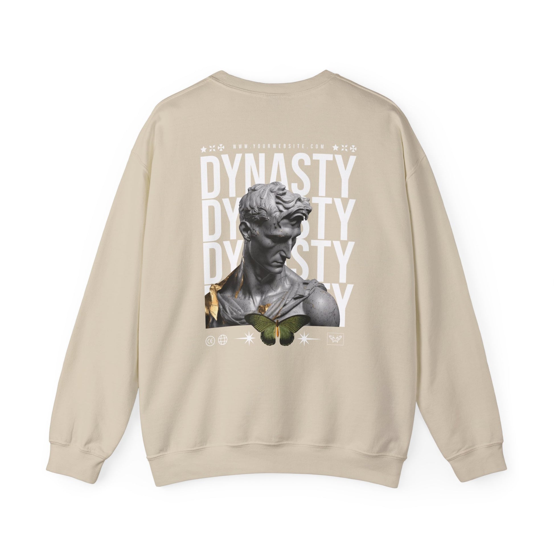 Graphic Crewneck Sweatshirt for Fashion Lovers - DYNASTY Design