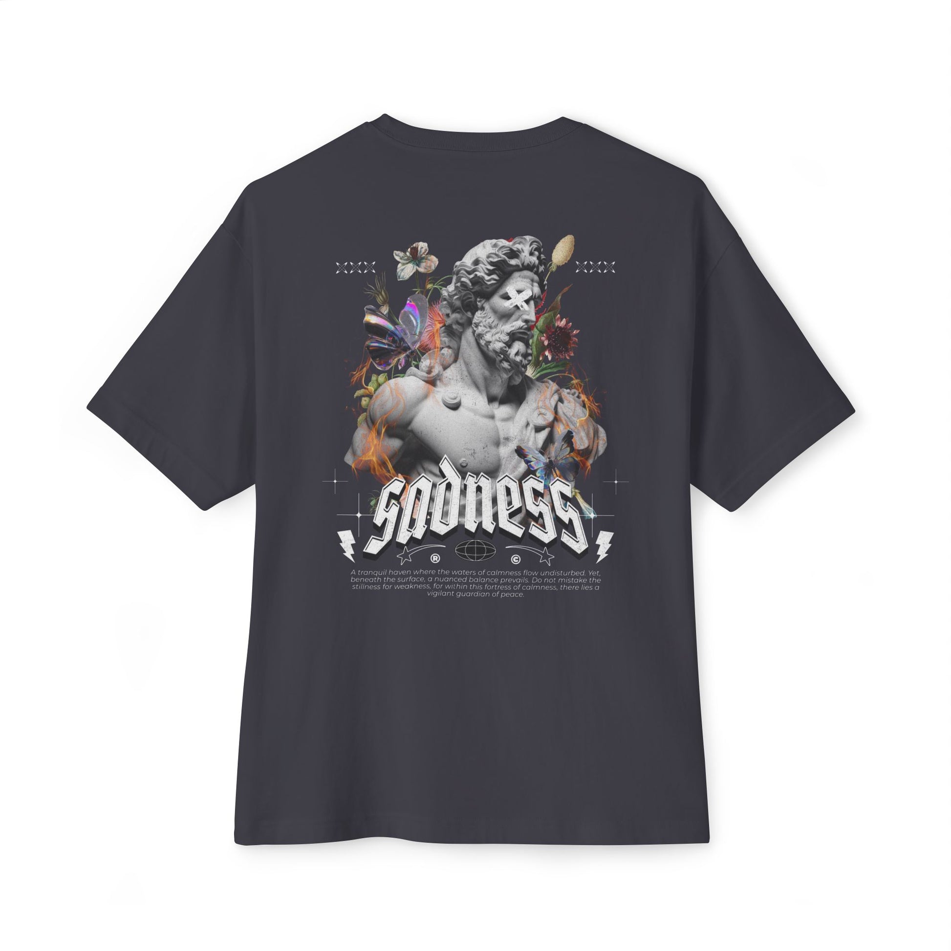 Sadness Graphic Oversized Tee