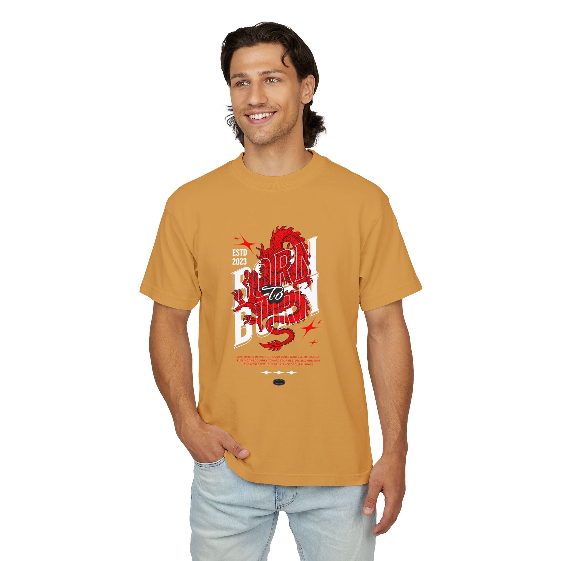 T-Shirt - BORN TO BURN - Urban Heavy Tee