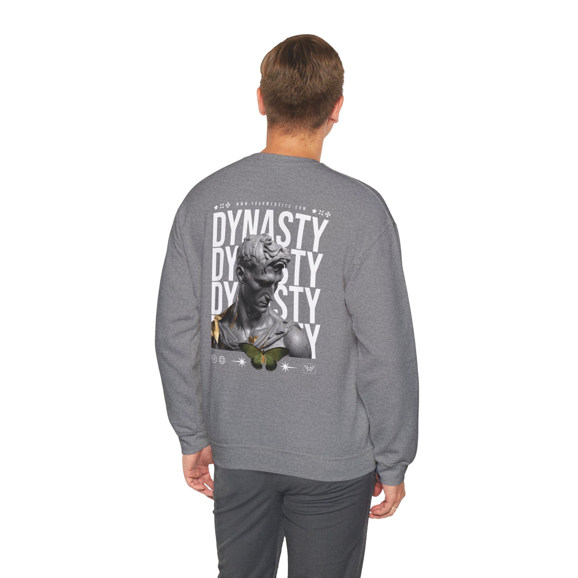 Graphic Crewneck Sweatshirt for Fashion Lovers - DYNASTY Design