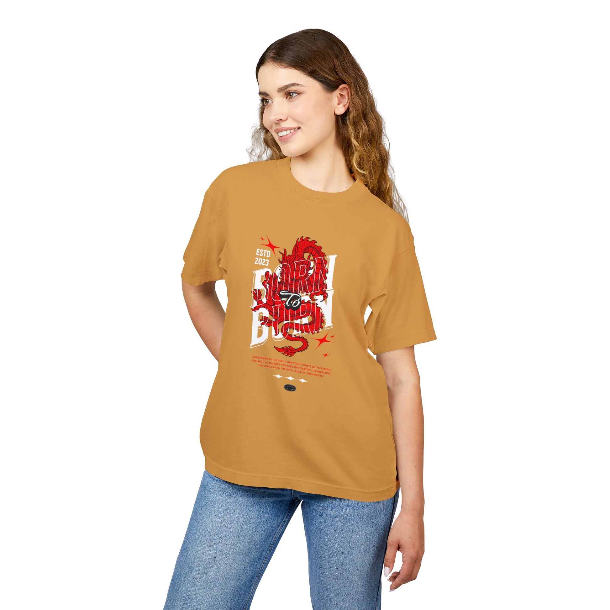 T-Shirt - BORN TO BURN - Urban Heavy Tee