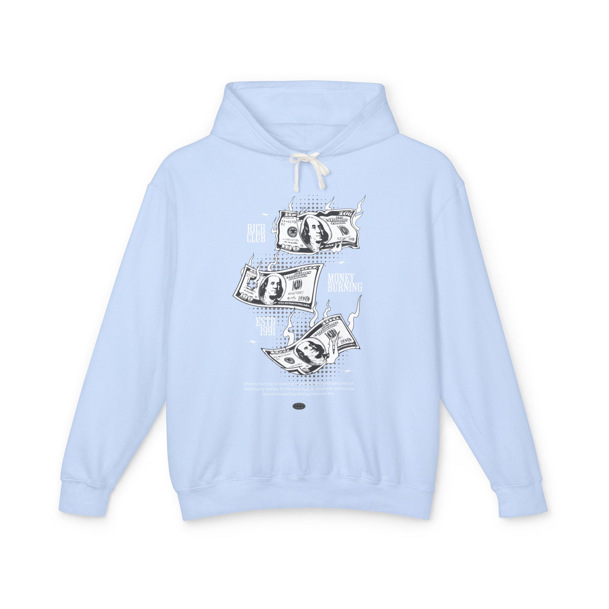 Hoodie Rich Club Money Burning Lightweight