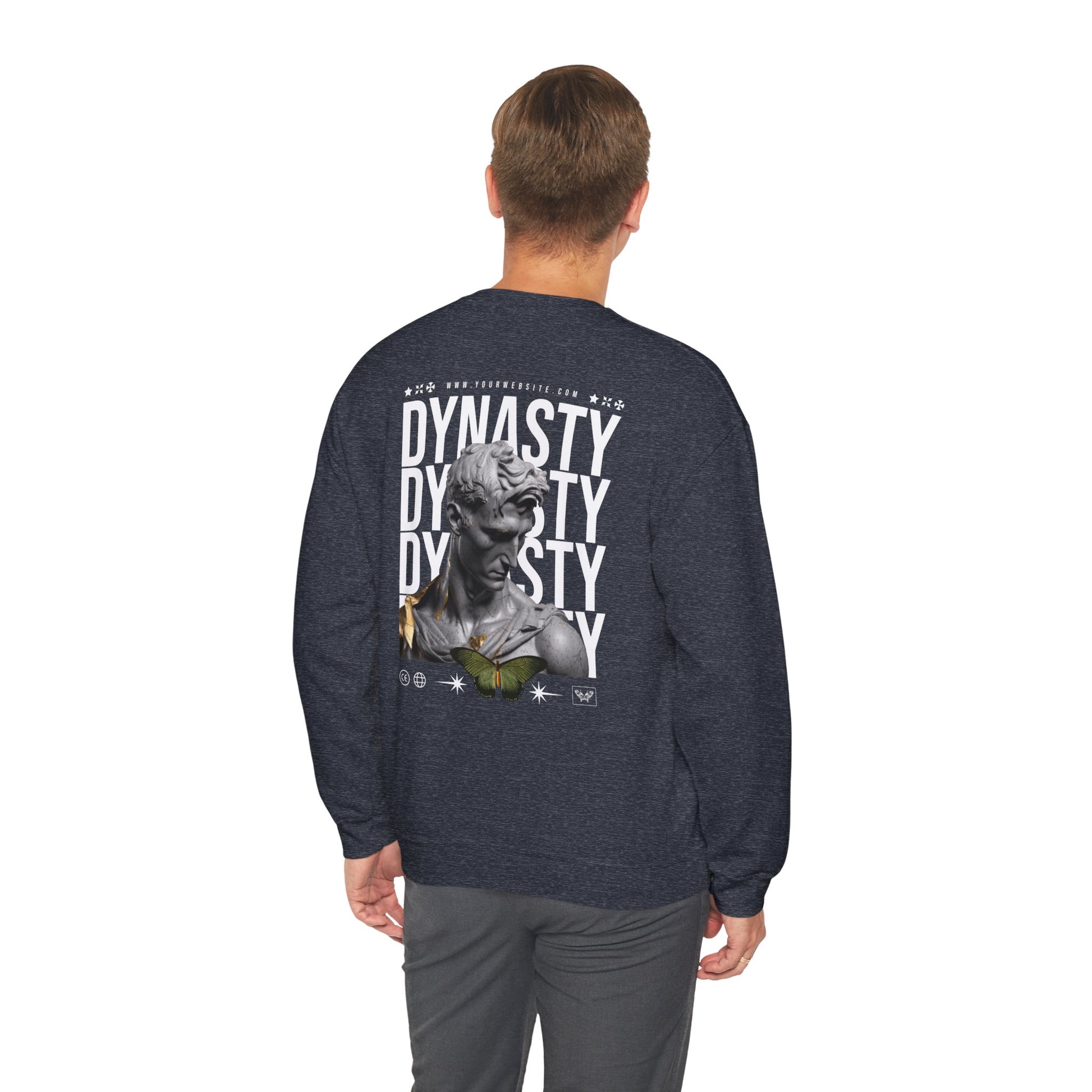 Graphic Crewneck Sweatshirt for Fashion Lovers - DYNASTY Design