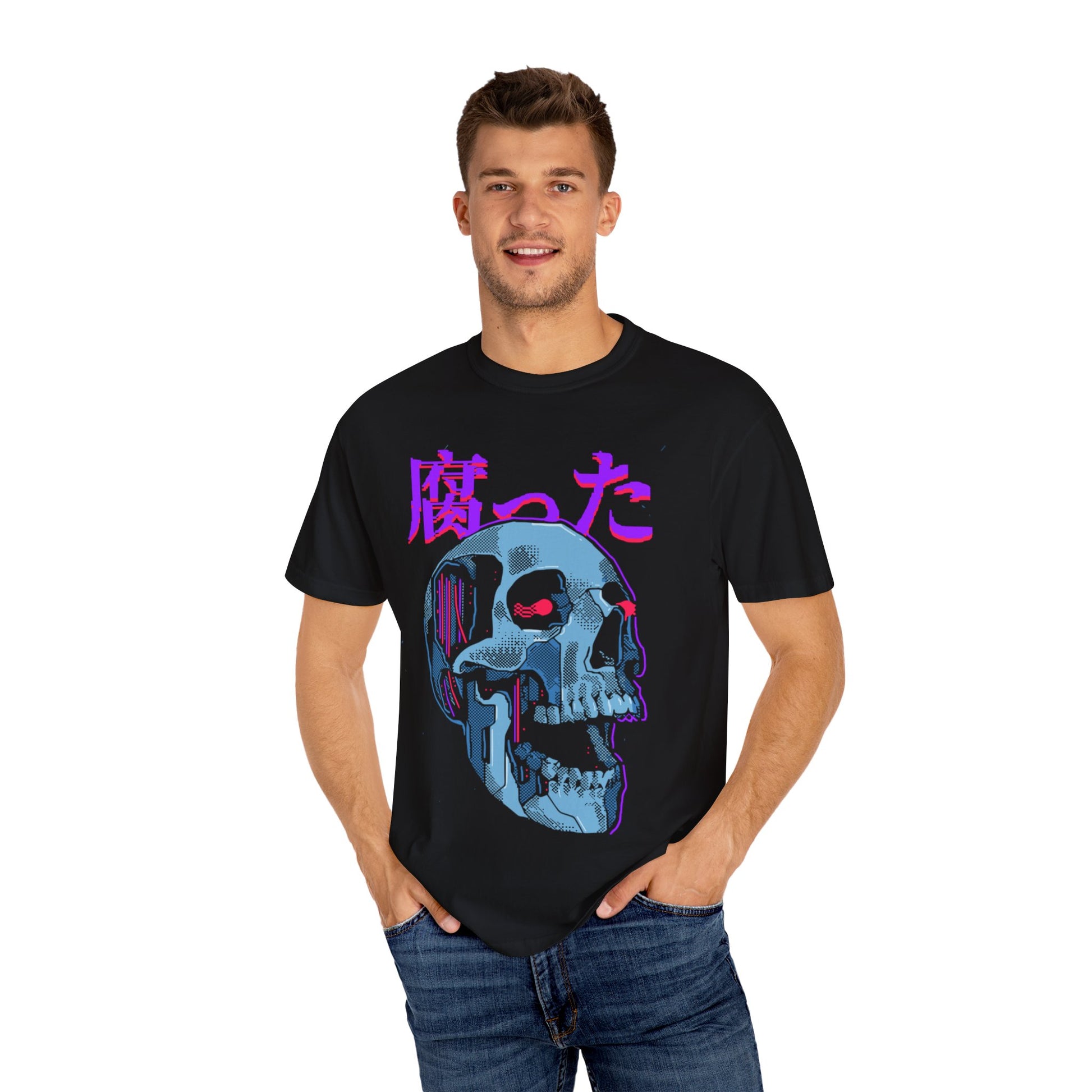 Cyberpunk Rotten Skull T-shirt