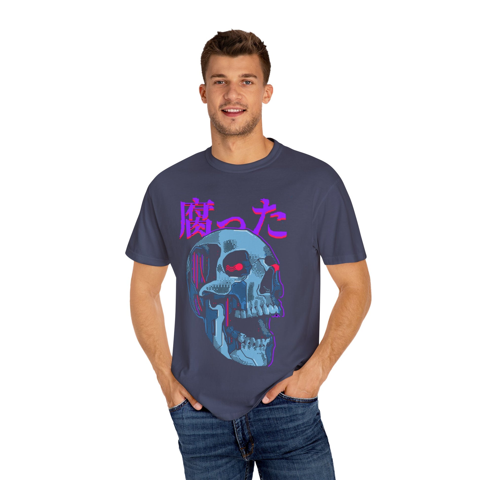 Cyberpunk Rotten Skull T-shirt