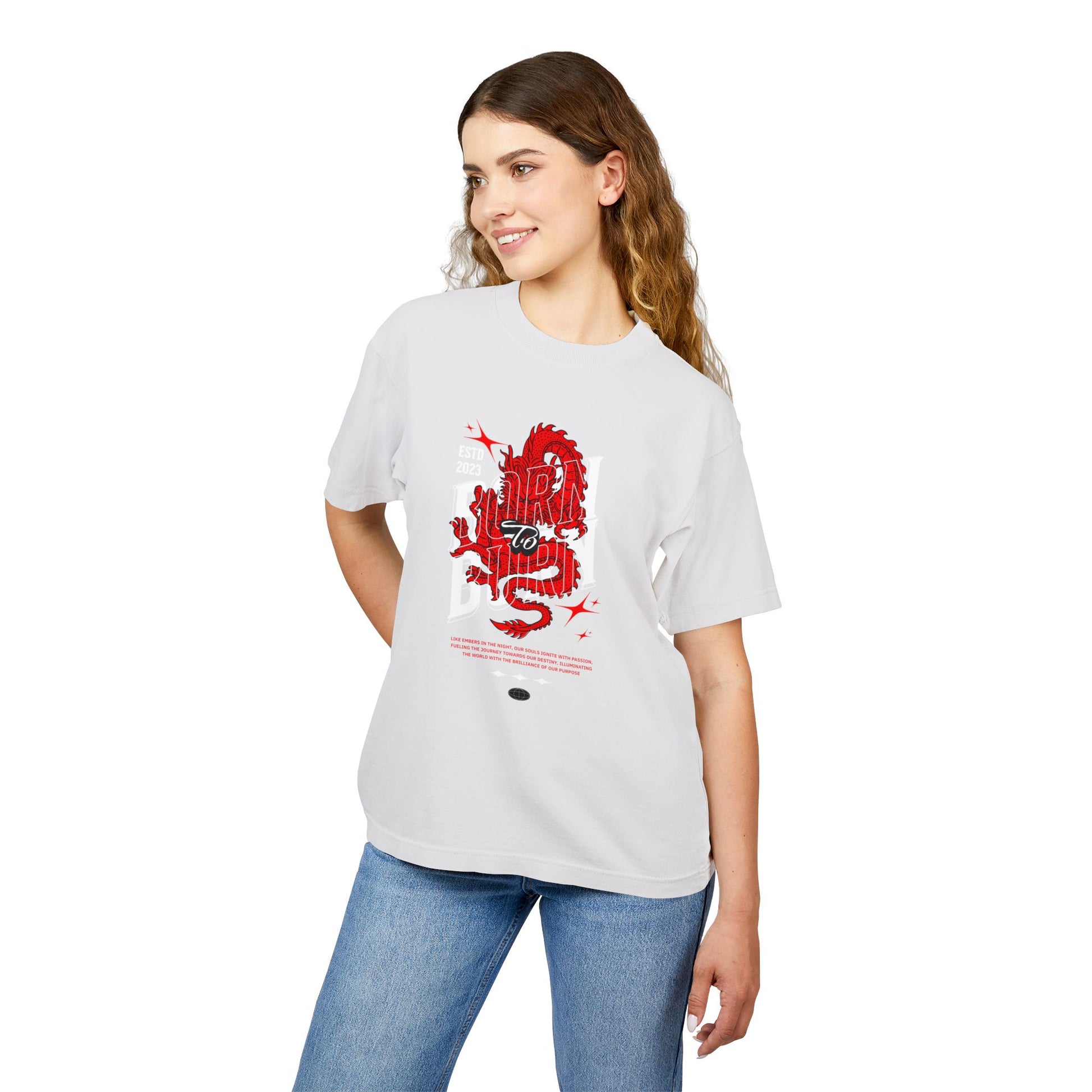 T-Shirt - BORN TO BURN - Urban Heavy Tee