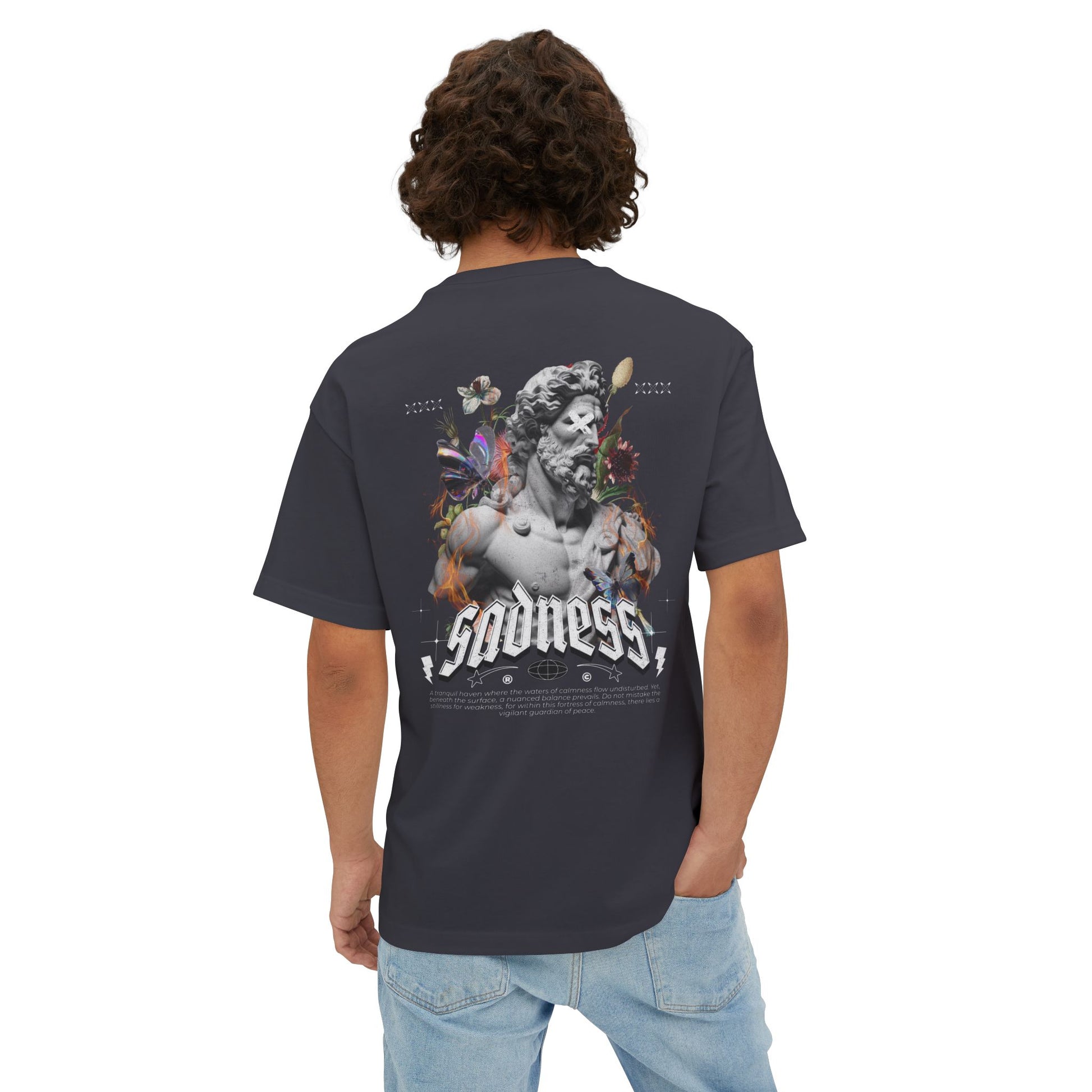 Sadness Graphic Oversized Tee