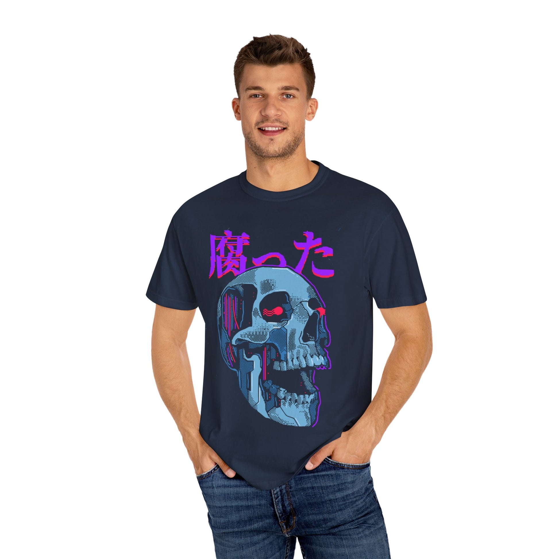 Cyberpunk Rotten Skull T-shirt
