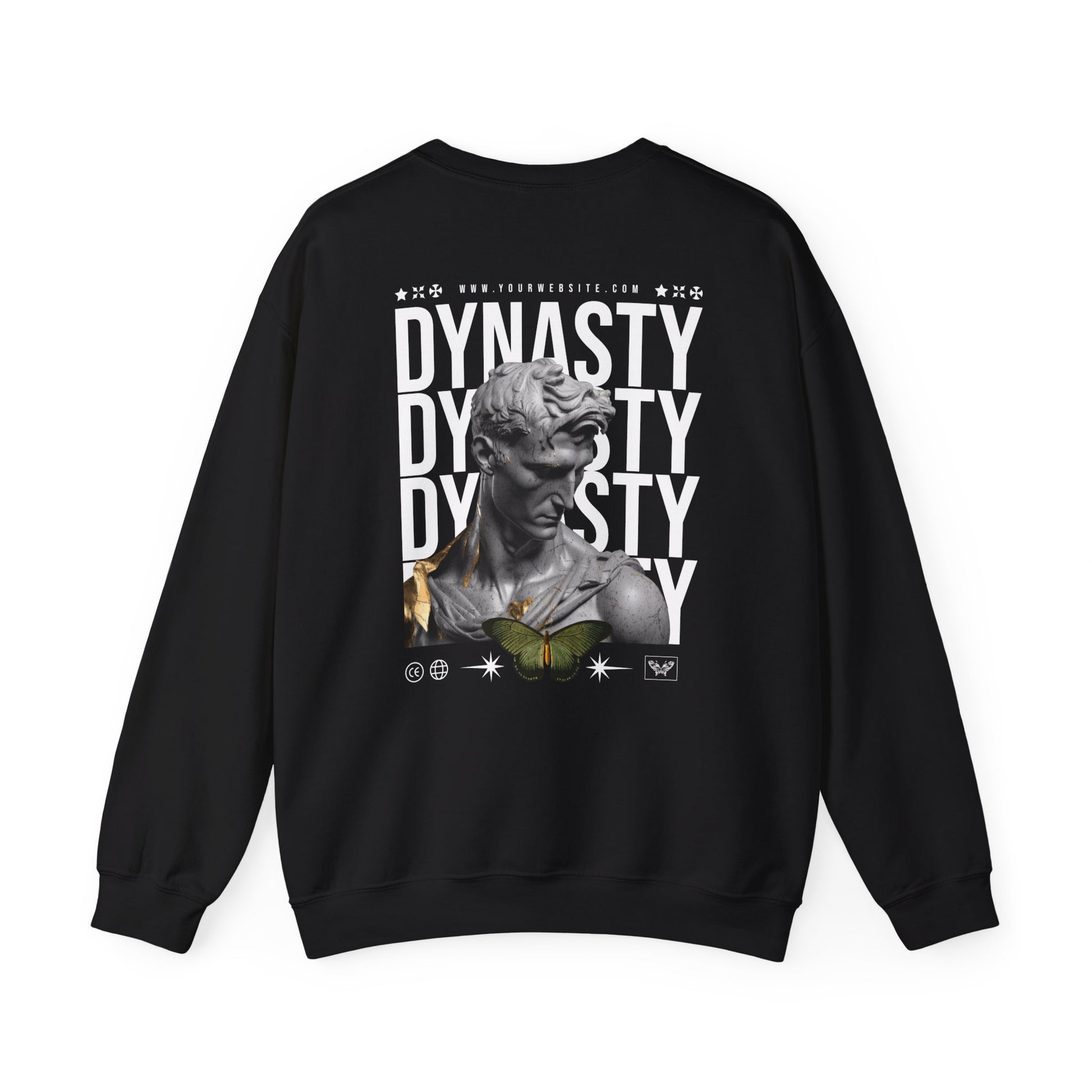 Graphic Crewneck Sweatshirt for Fashion Lovers - DYNASTY Design