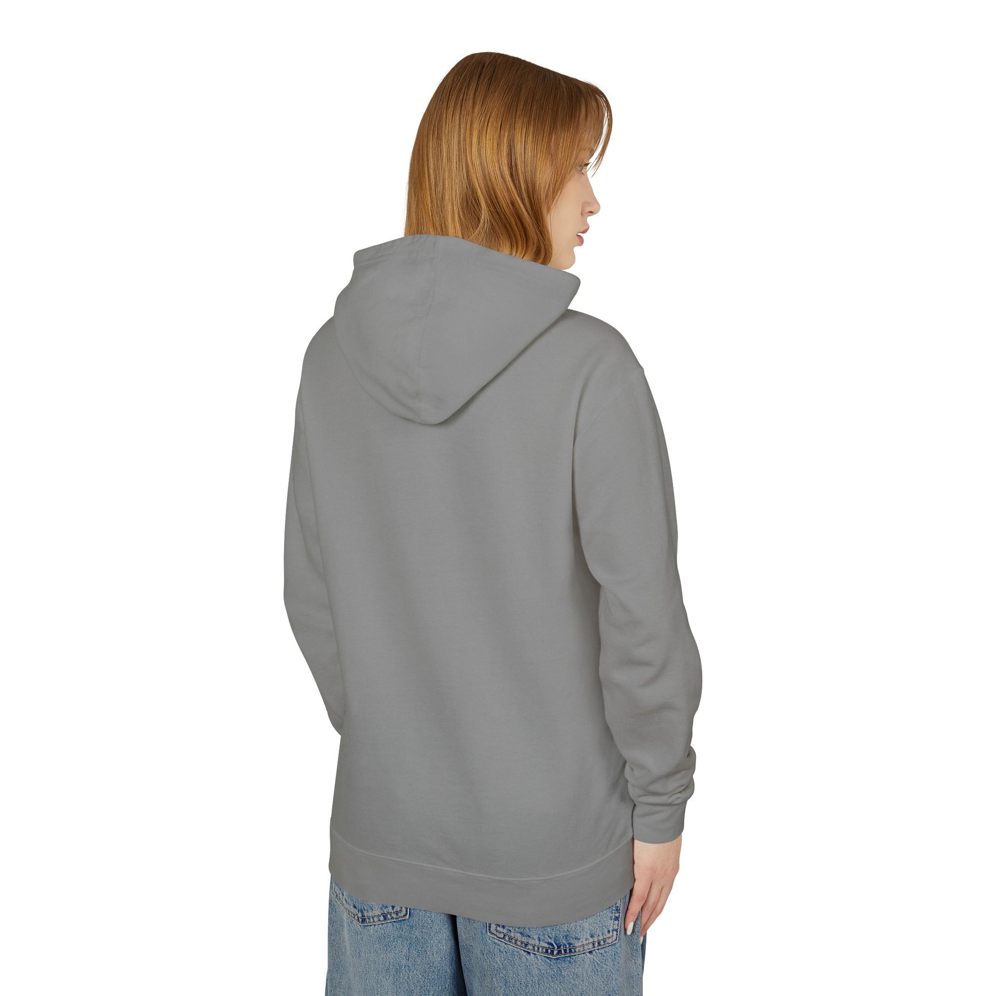 Aliens Exist Lightweight Hoodie Sweatshirt - Glitch in the Galaxy Design
