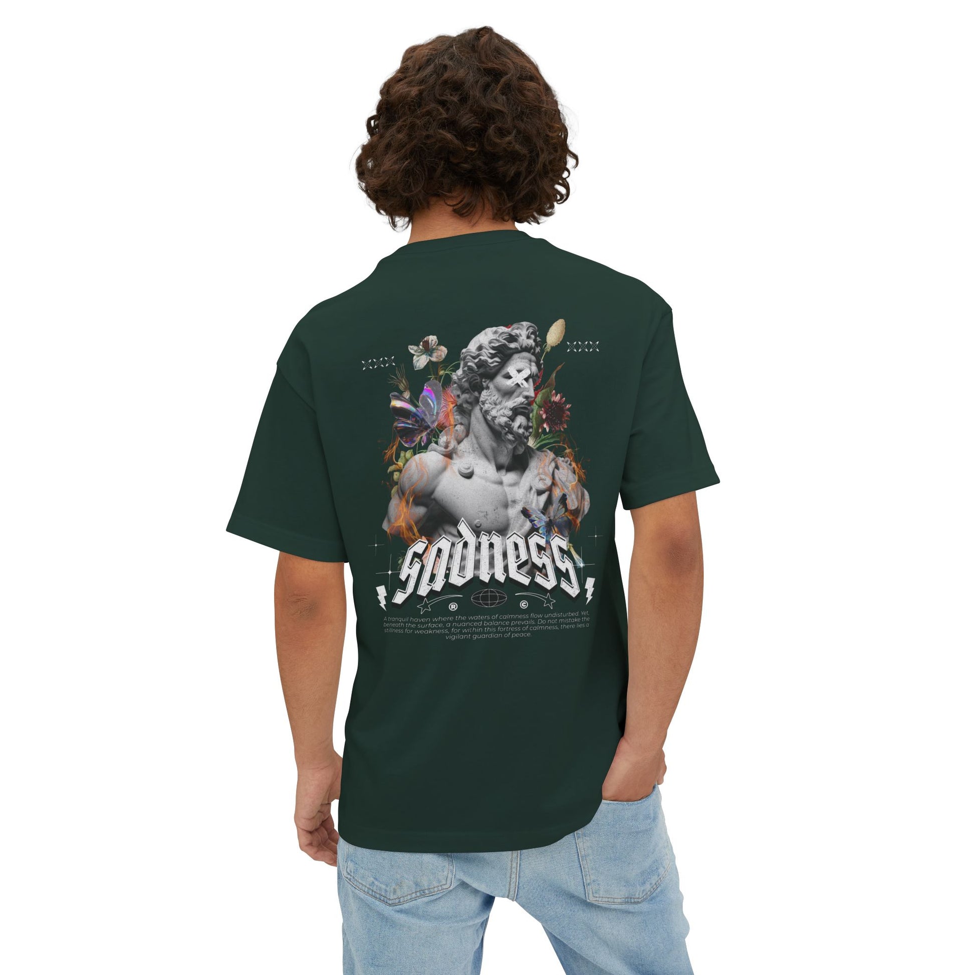 Sadness Graphic Oversized Tee