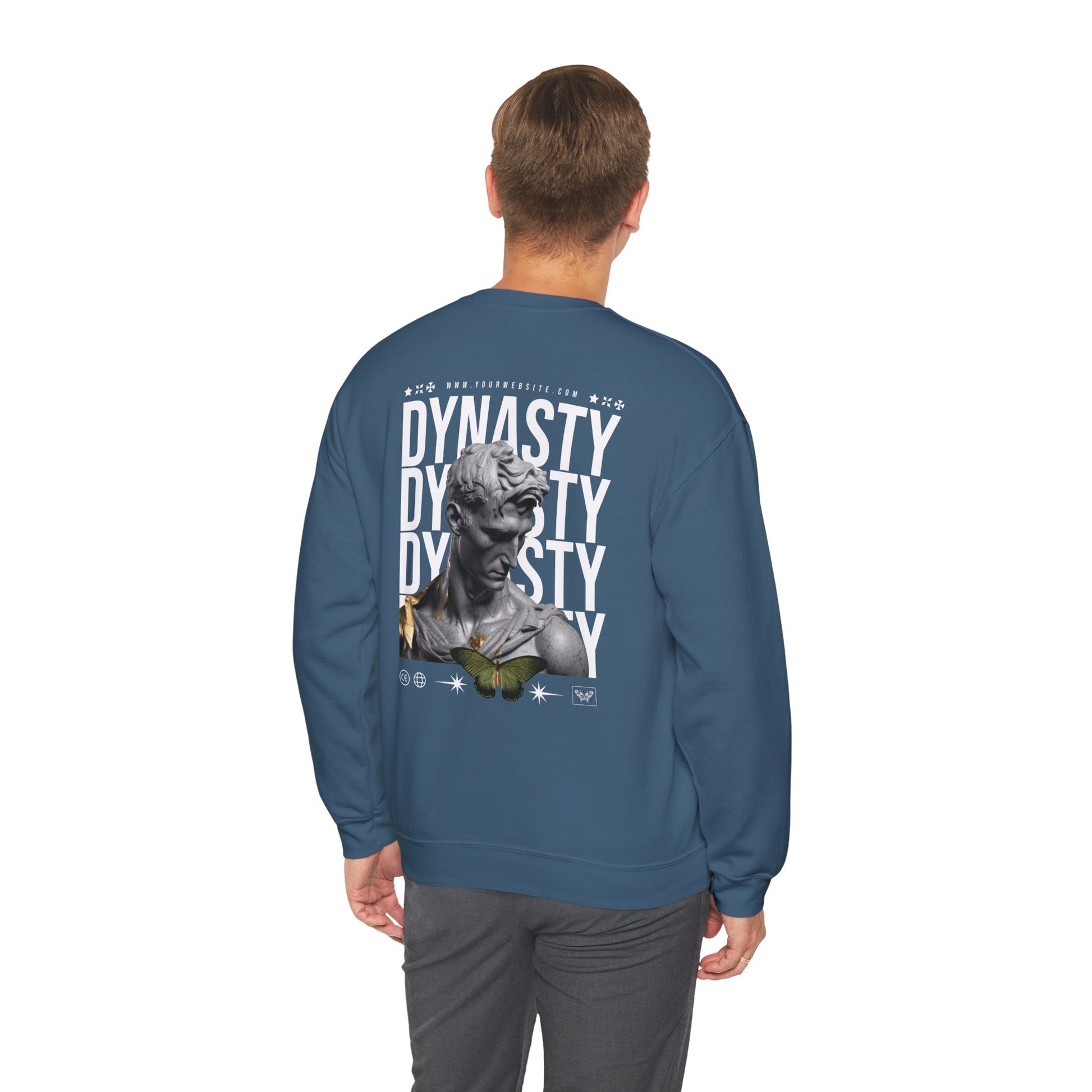 Graphic Crewneck Sweatshirt for Fashion Lovers - DYNASTY Design