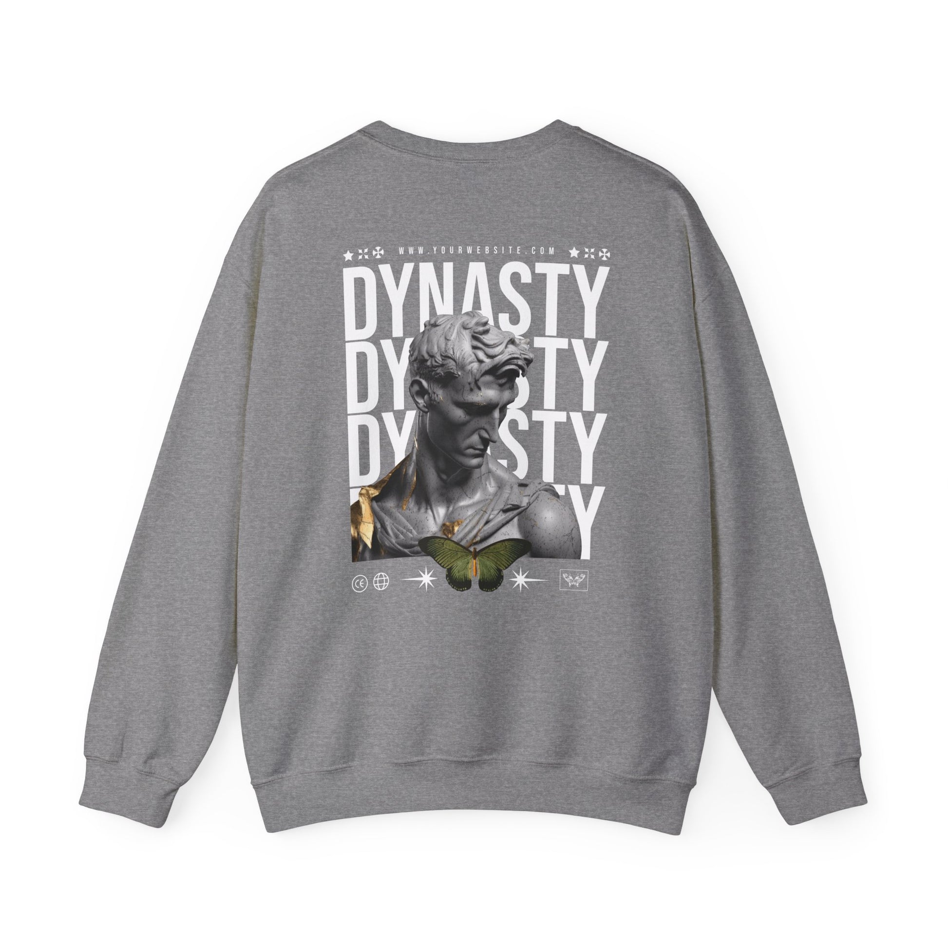 Graphic Crewneck Sweatshirt for Fashion Lovers - DYNASTY Design