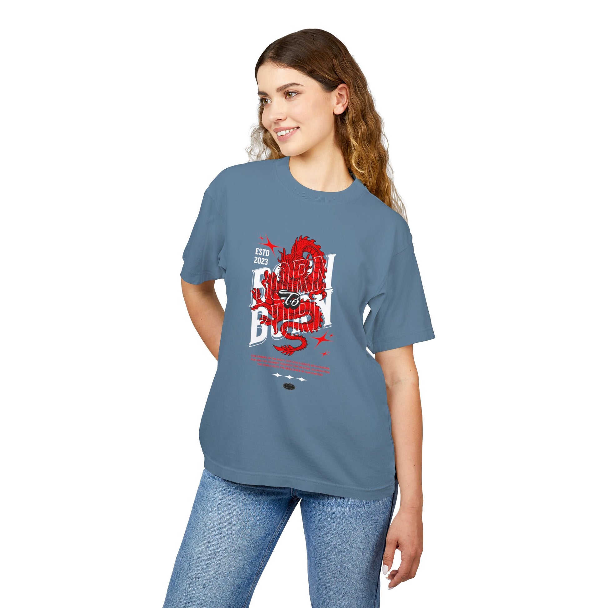 T-Shirt - BORN TO BURN - Urban Heavy Tee