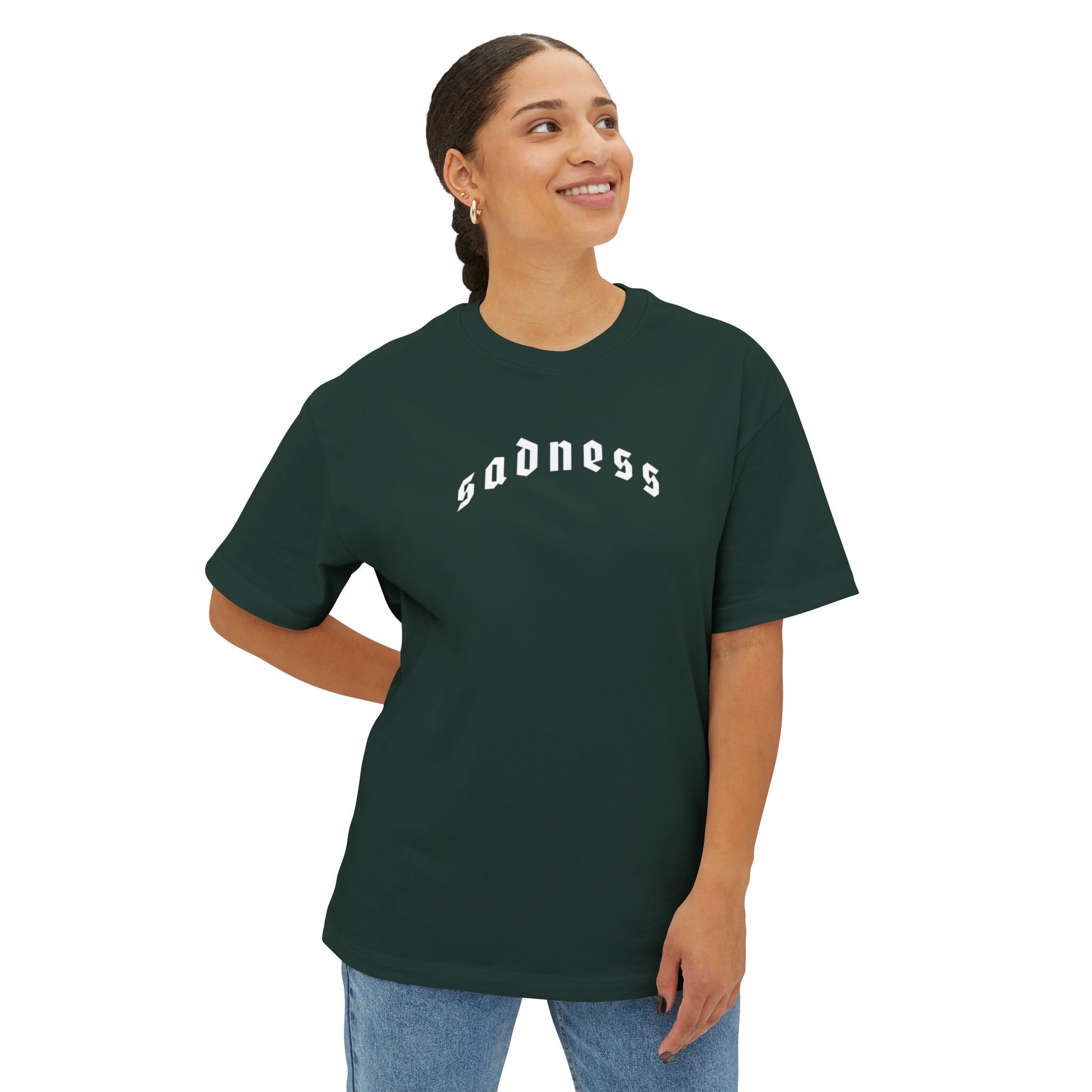Sadness Graphic Oversized Tee