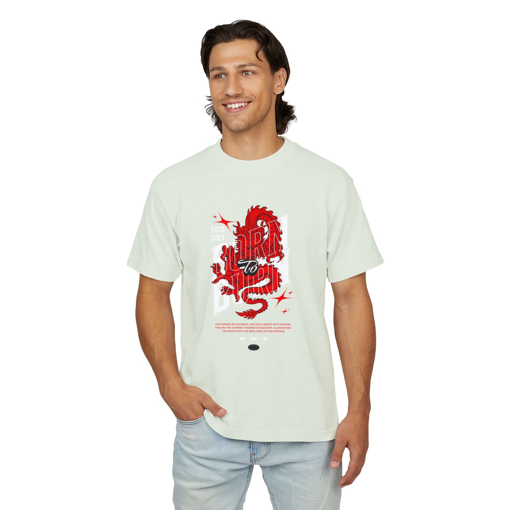 T-Shirt - BORN TO BURN - Urban Heavy Tee